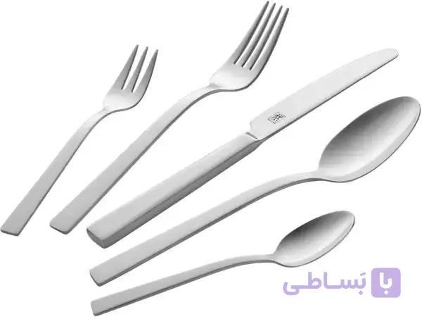 سرویس قاشق و چنگال ۶۰ پارچه زولینگ (Zwilling) مدل King | مات و اصل | اسمگ جان — تصویر 1