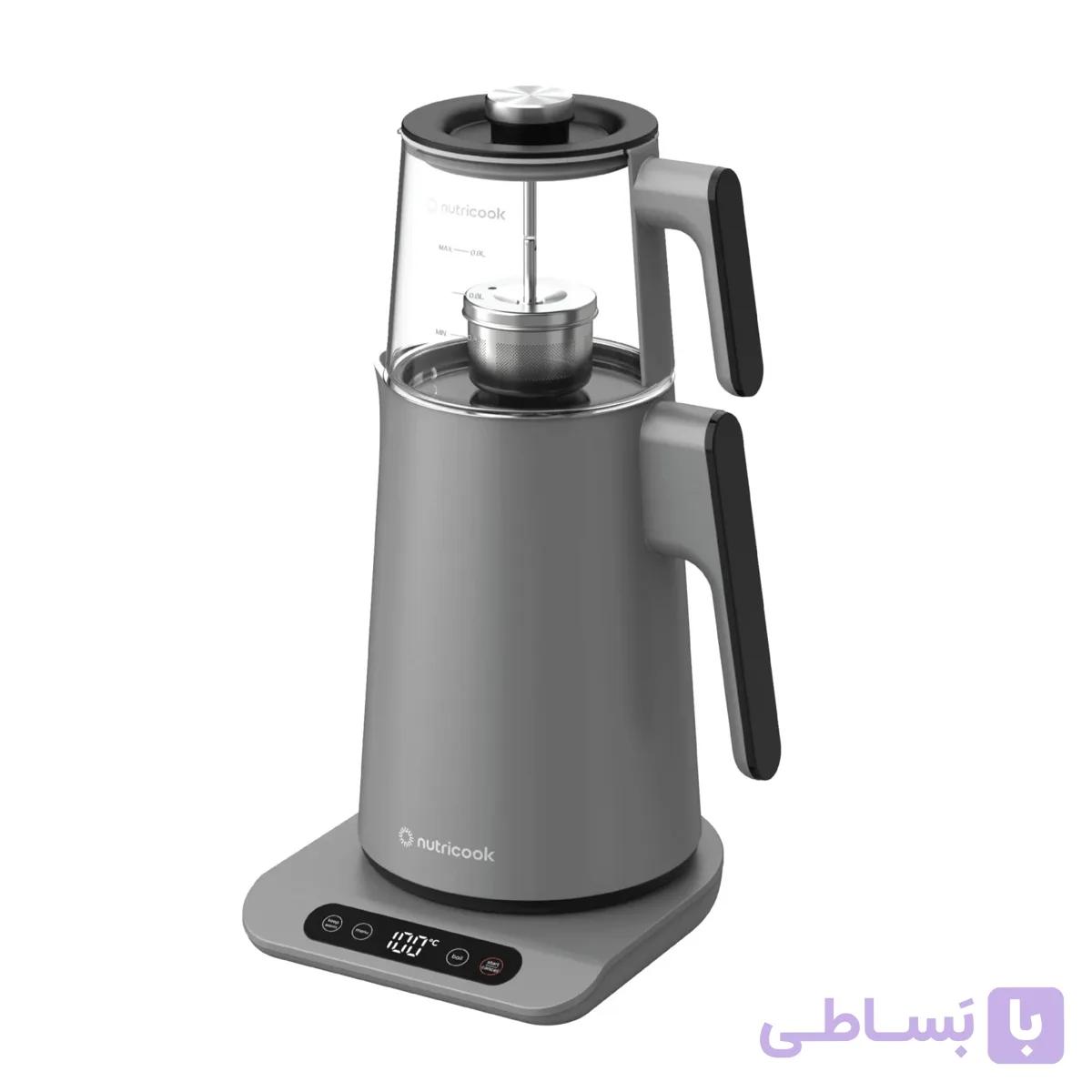 چای ساز نوتریکوک مدل Nutricook KTM330 | چای ساز هوشمند با کنترل دما و دم‌آوری خودکار — تصویر 1