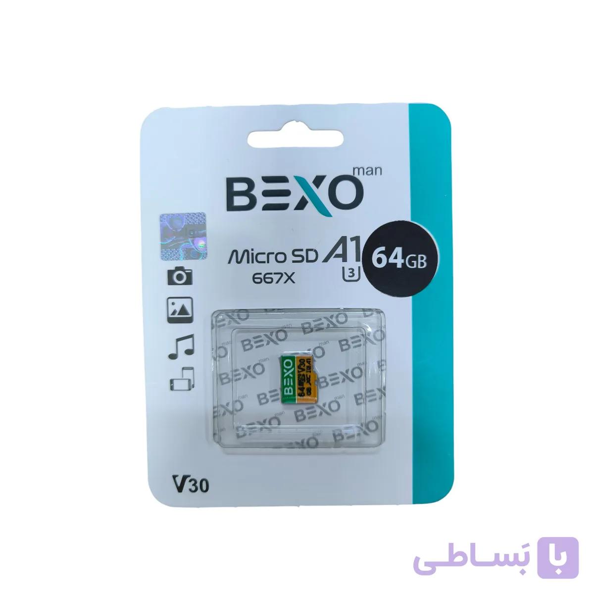کارت حافظه MicroSD بکسو ظرفیت 64 گیگابایت