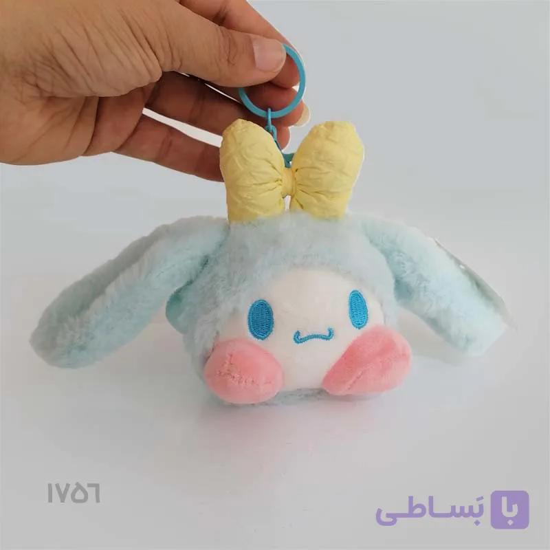 آویز عروسکی خرگوش آبی ( 13سانتی‌متر) — تصویر 1