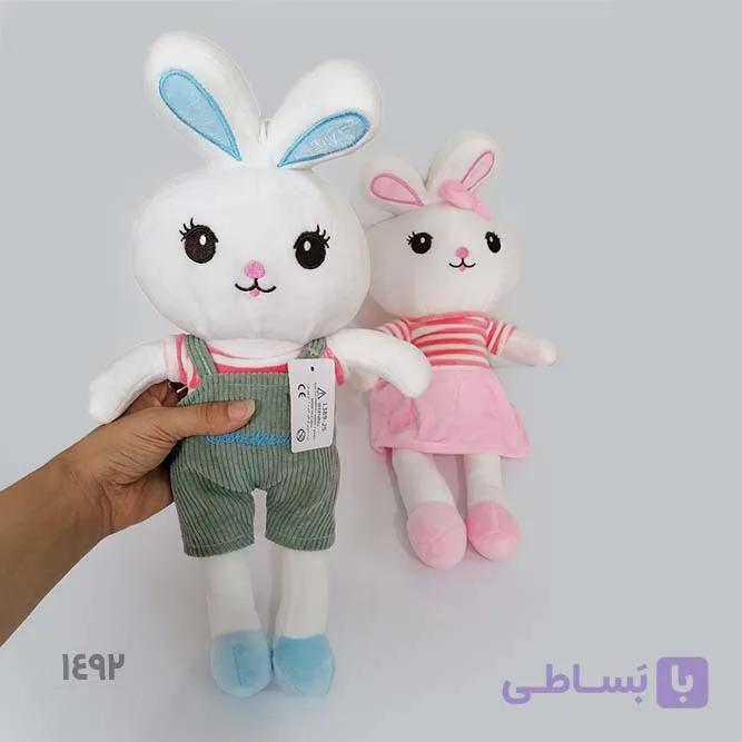 عروسک پولیشی نانو خرگوش ایستاده دختر ( 50 سانتی ) — تصویر 1