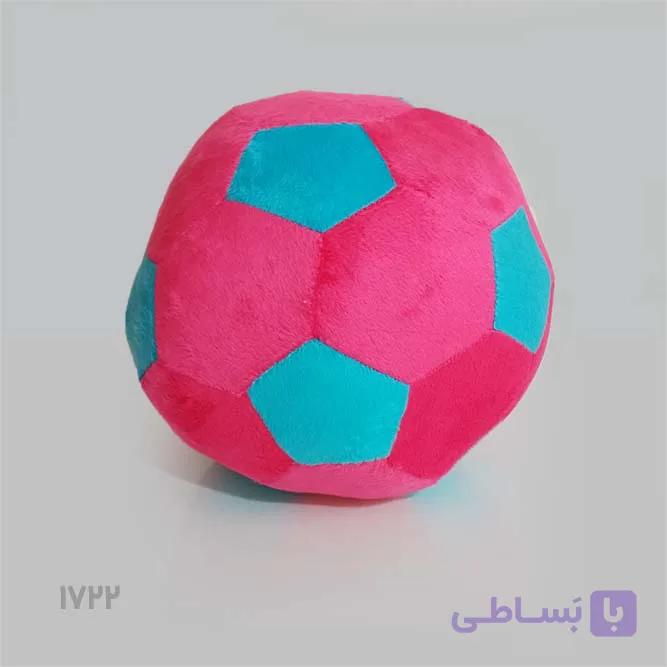 توپ چهل تکه ابری آپارتمانی ( صورتی پر رنگ ) 26 سانتی — تصویر 1