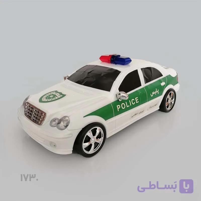 ماشین پلیس مدل بنز ۴۵ سانتی‌متری (سبز ) — تصویر 1