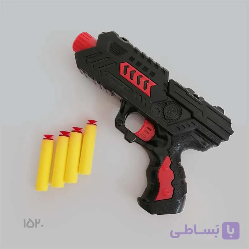 تفنگ بادی اسباب‌بازی اسپایدرمن مدل M55 PF با تیر فومی بی‌خطر — تصویر 1