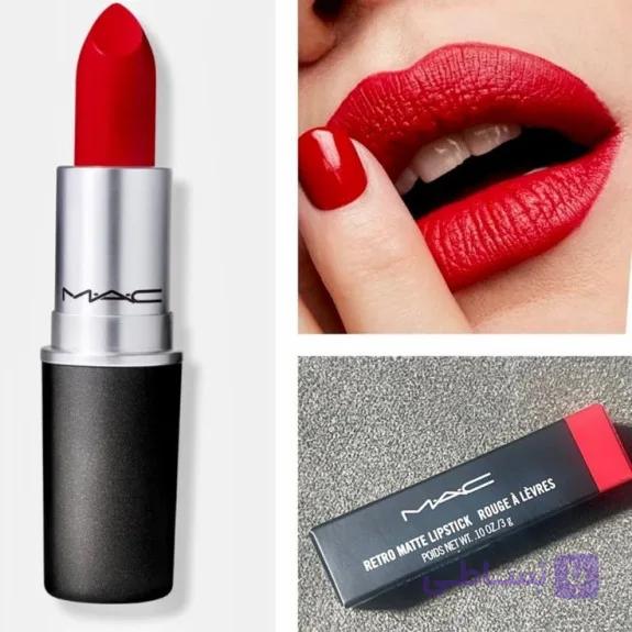رژ لب مک اورجینال Ruby Woo | قرمز جذاب با ماندگاری بالا — تصویر 1