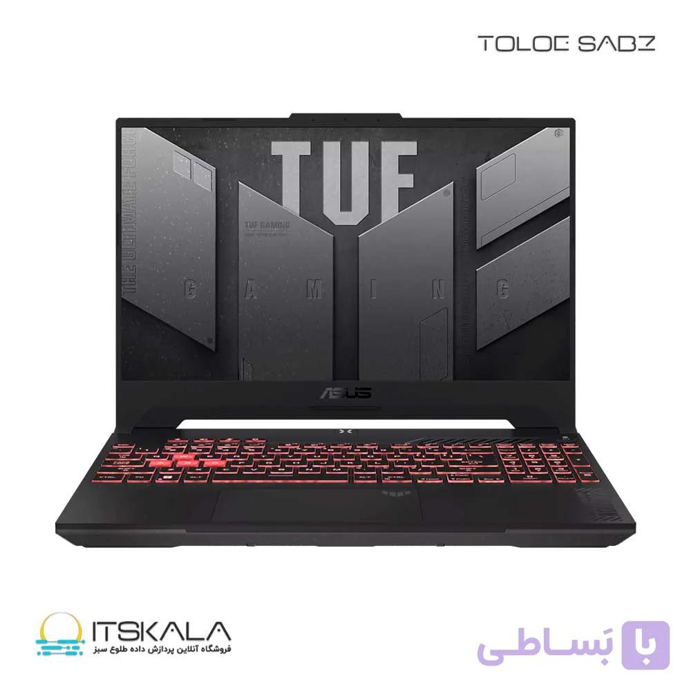 لپ تاپ ایسوس مدل TUF Gaming A17 FA707NUG R7 7445HS 16G 512GB SSD RTX4050 — تصویر 1