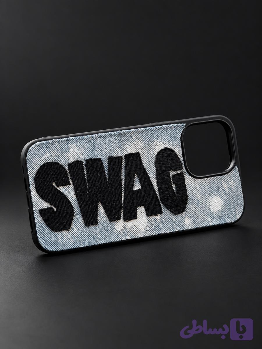 قاب جین مدل «SWAG» آبی