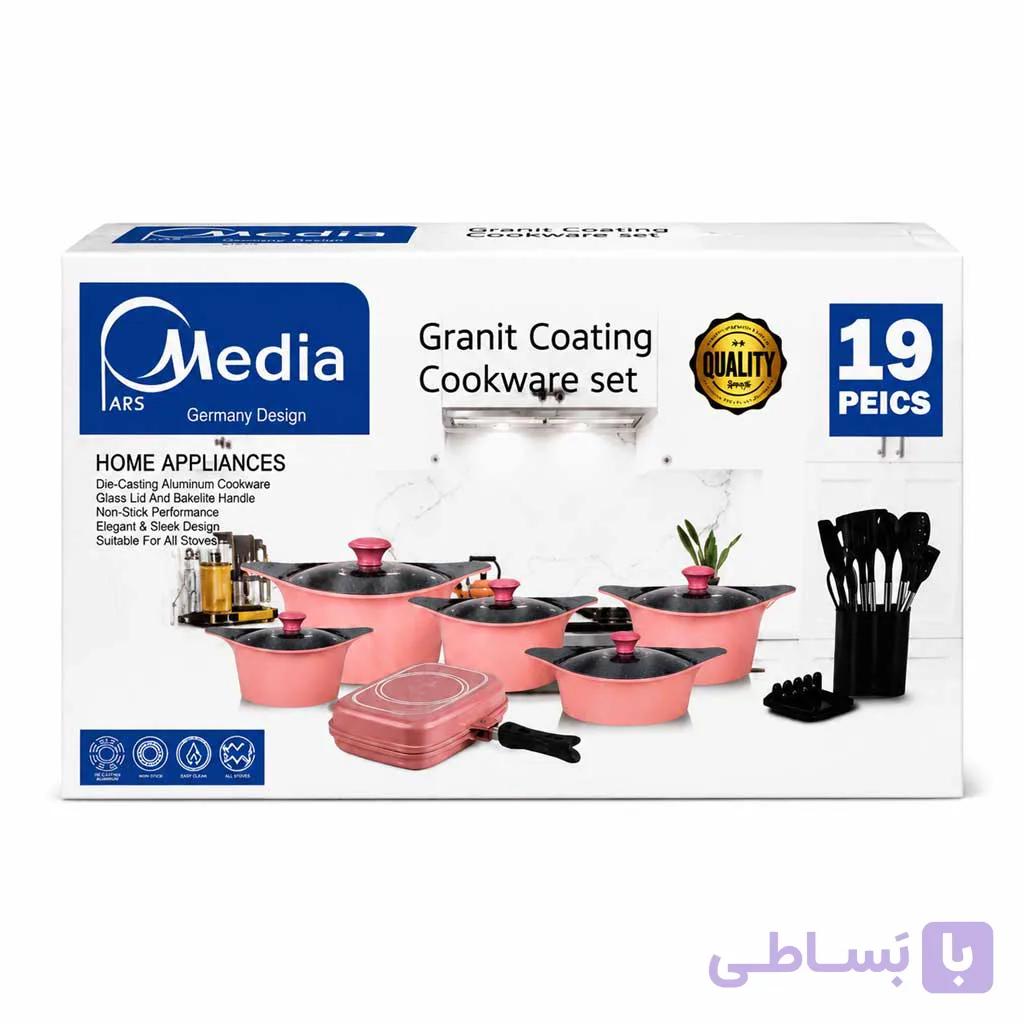سرویس پخت‌وپز ۱۹ پارچه گرانیتی مدیا (Media)