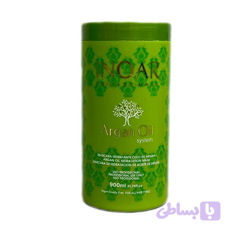 ماسک مو آرگان اینوار 900 میل | Inoar Argan Hair Mask | گالری لیرانا