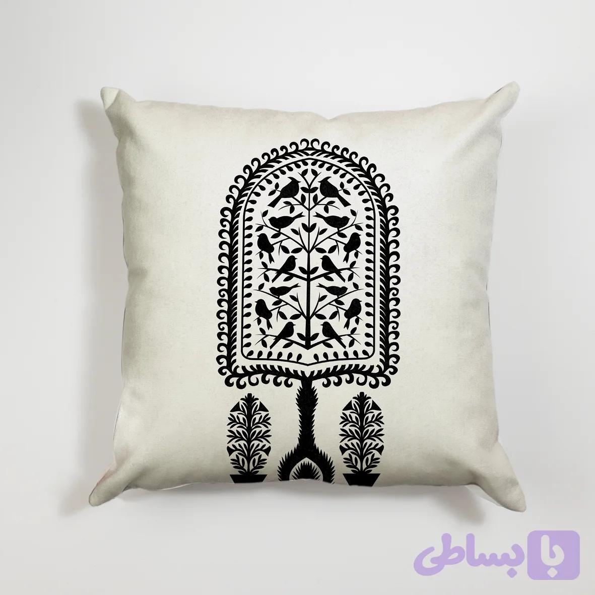 کوسن مربع، مخمل ضخیم، کد: C45-60