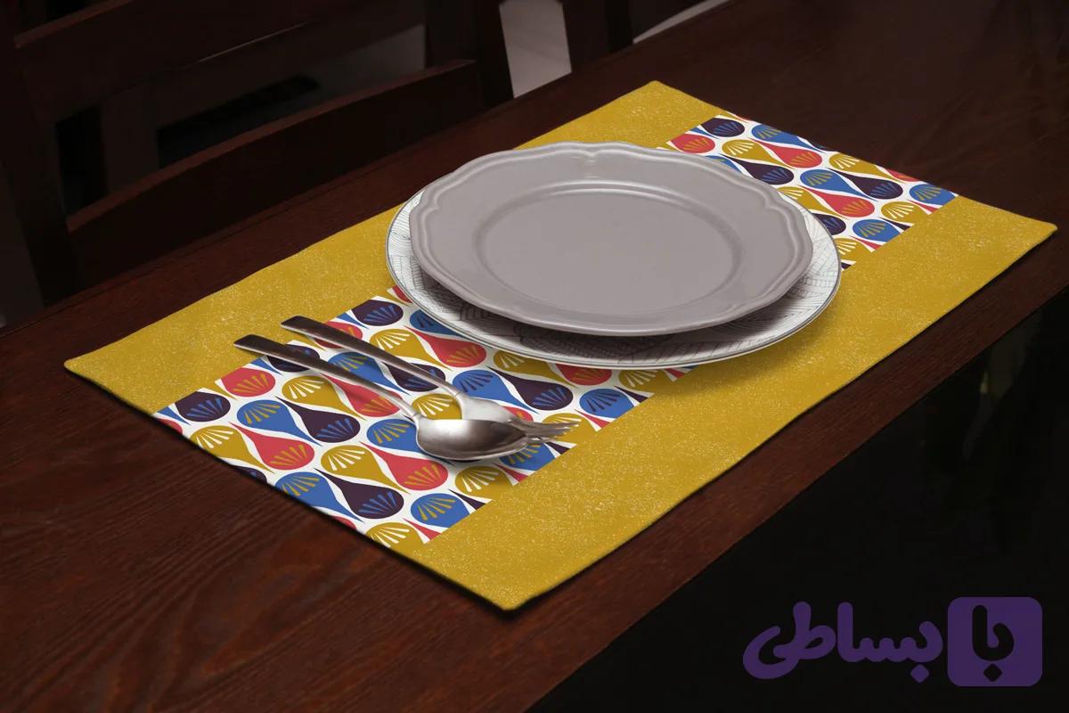 زیربشقابی پارچه ای، کد: NP-55