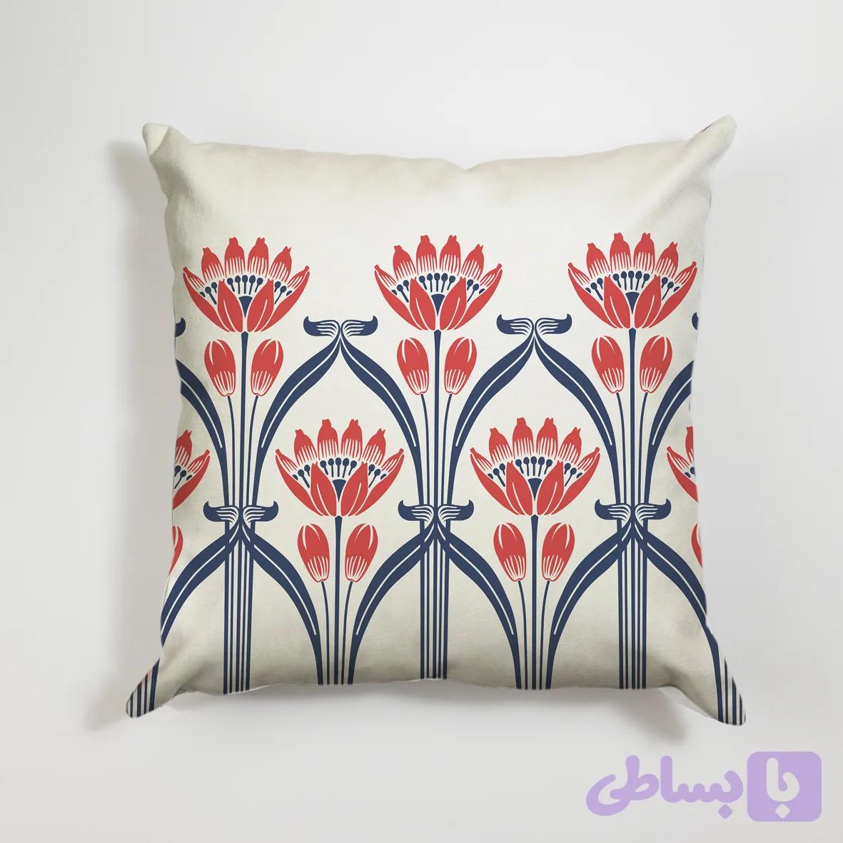 کوسن مربع، مخمل ضخیم، کد: C45-61
