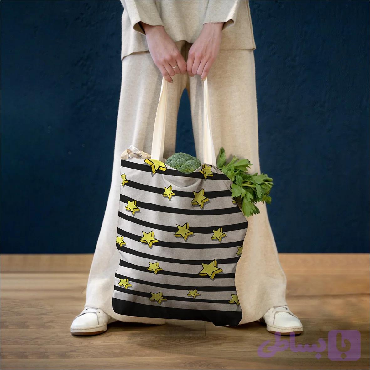 کیف خرید پارچه ای، توت بگ، TB-25