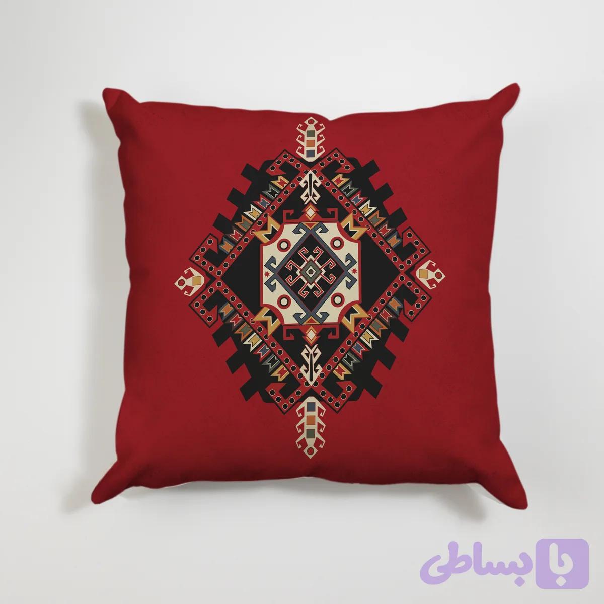کوسن مربع، مخمل ضخیم، کد: C45-32