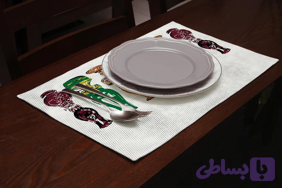 زیربشقابی پارچه ای، کد: NP-69