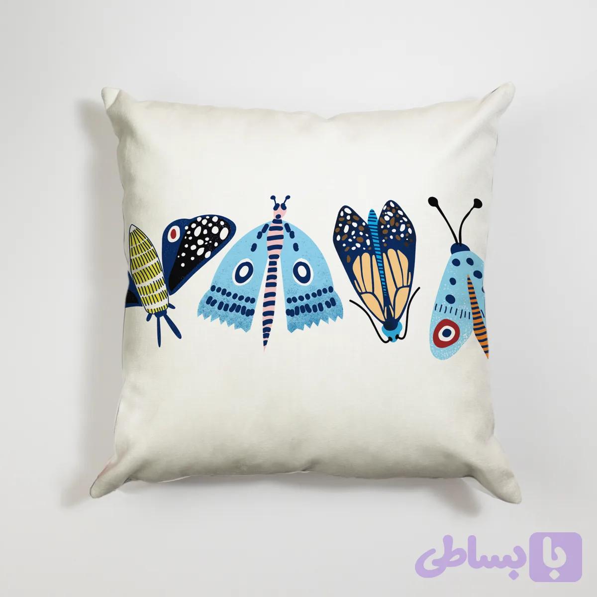 کوسن مربع، مخمل ضخیم، کد: C45-42/1