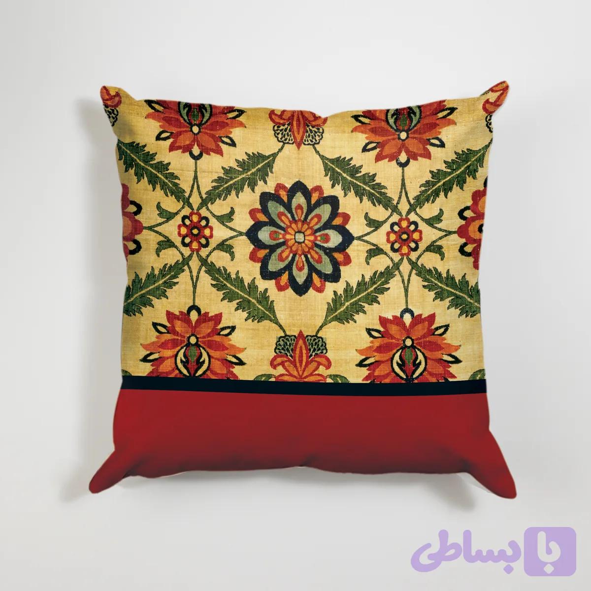 کوسن مربع، مخمل ضخیم، کد: C45-39