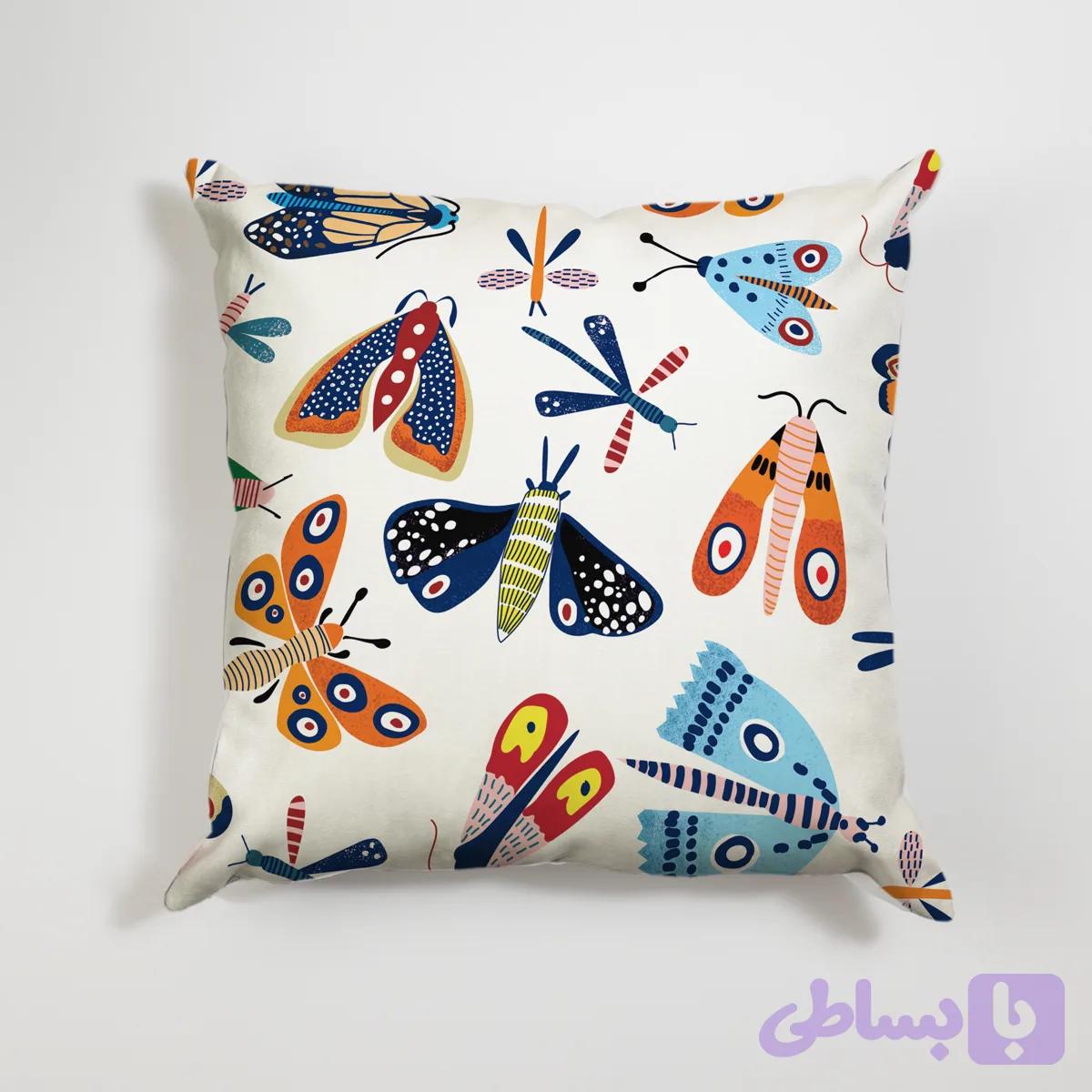کوسن مربع، مخمل ضخیم، کد: C45-42