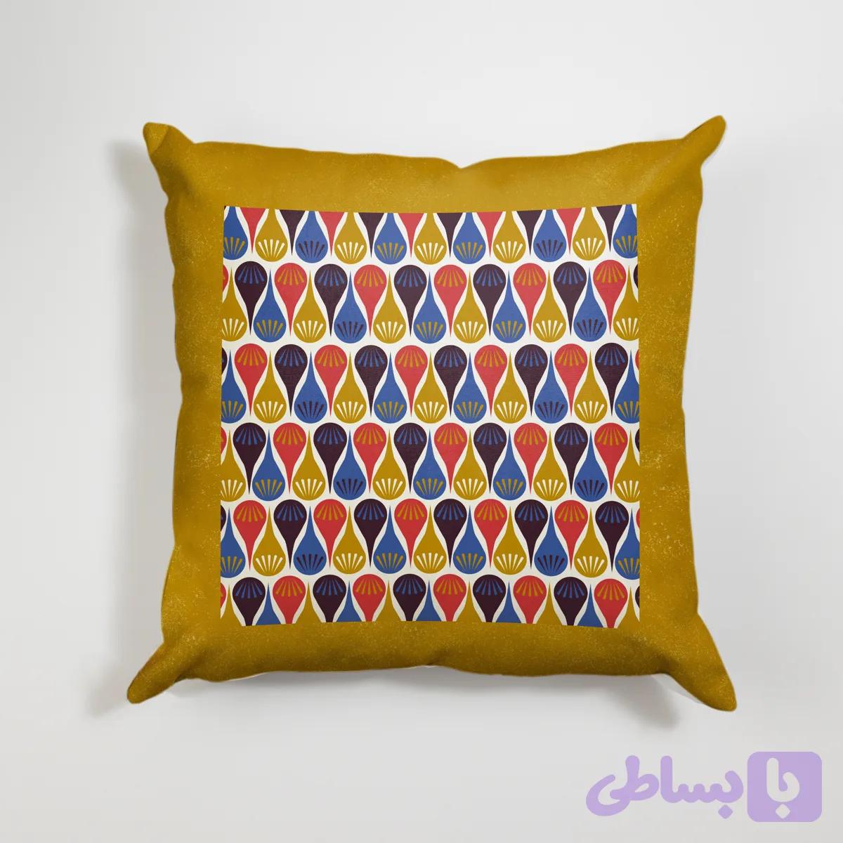 کوسن مربع، مخمل ضخیم، کد: C45-55/1