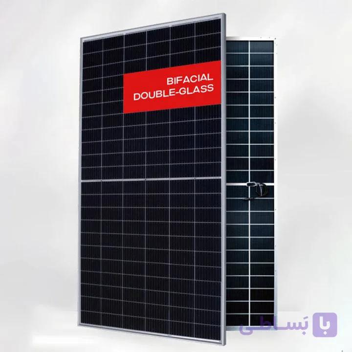 پنل خورشیدی 590 وات مونوکریستال بای فیشیال اوسدا سولار Osda solar مدل ODA-144MHD