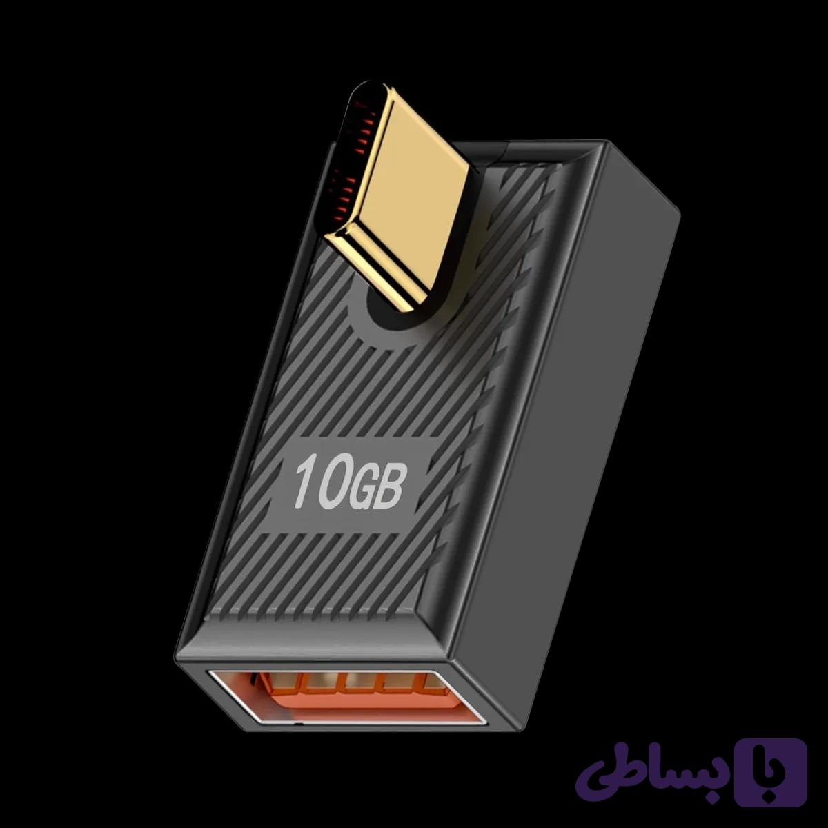 مبدل OTG یو اس بی به تایپ سی – 90درجه | کد A011 — تصویر 1