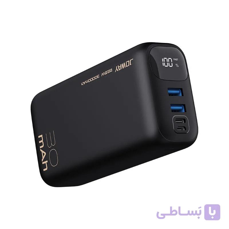 پاوربانک جووی مدل JP297 ظرفیت 30000 میلی آمپر ساعت