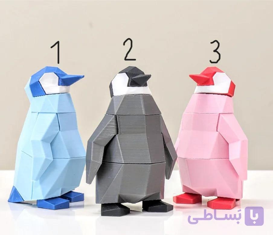 پازل سه بعدی پنگوئن