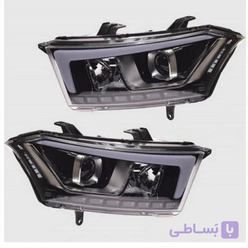 چراغ جلو دنا پلاس با لامپ و LEDمدرن چپ و راست