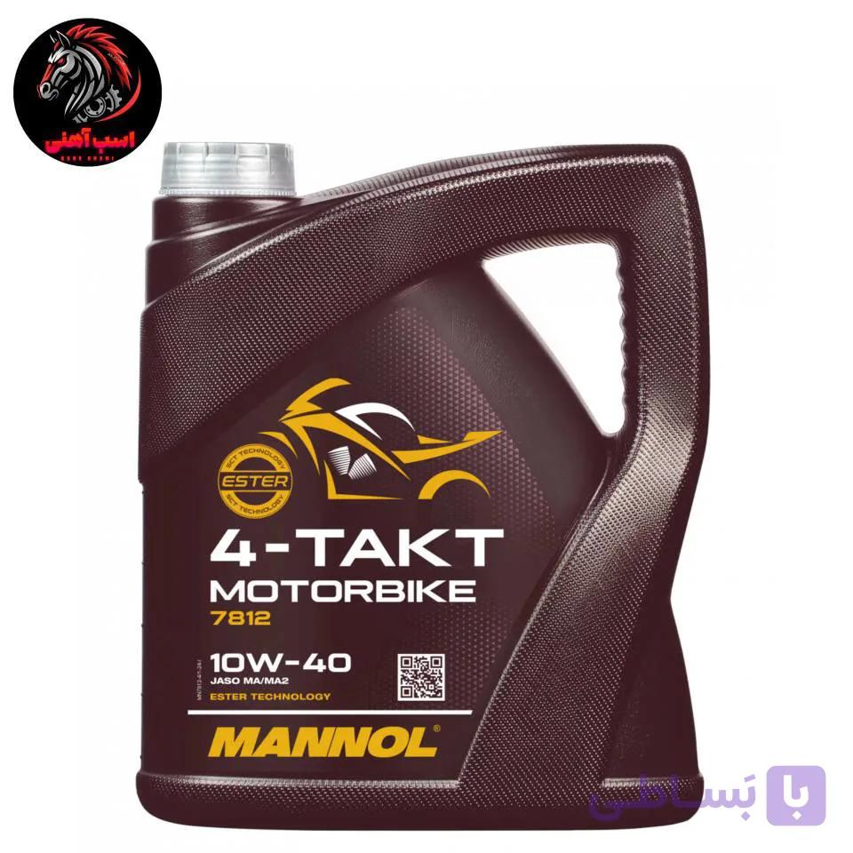 روغن موتورسیکلت مانول 10W40 یک لیتری | MANNOL — تصویر 1