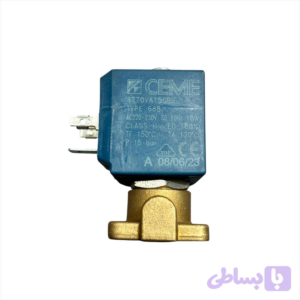 شیر برقی دو طرفه با کفی CEME | CEME 2-Way Solenoid Valve with Base