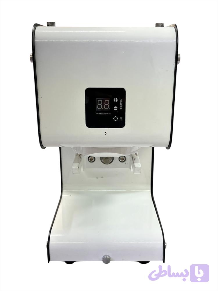 تمپر برقی بزرگ سفید | White Automatic Electric Coffee Tamper
