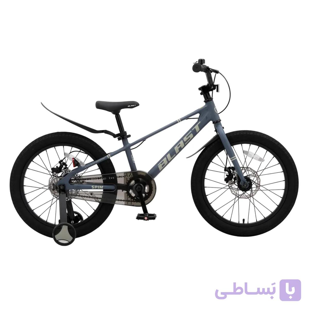 دوچرخه بلست سایز 20 مدل SPIN طوسی — تصویر 1