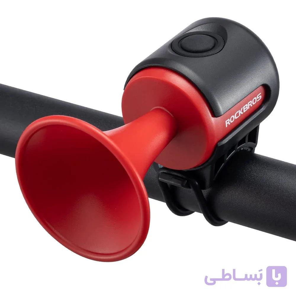 بوق الکتریکی 120 دسی‌بل ضد آب ROCKBROS قرمز — تصویر 1