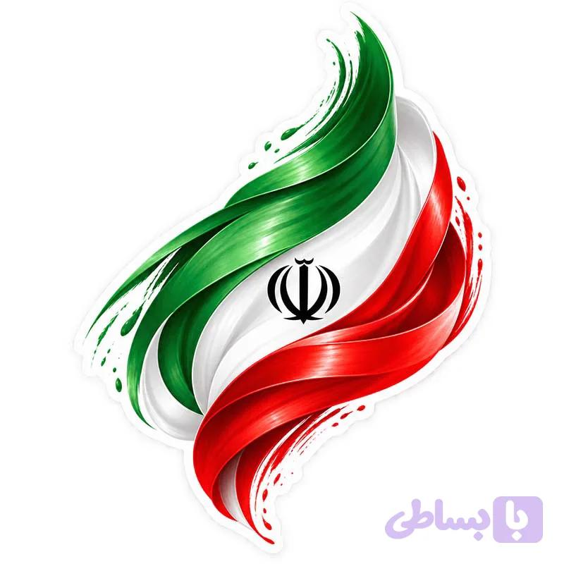 برچسب پرچم ایران کد sticker-37 — تصویر 1