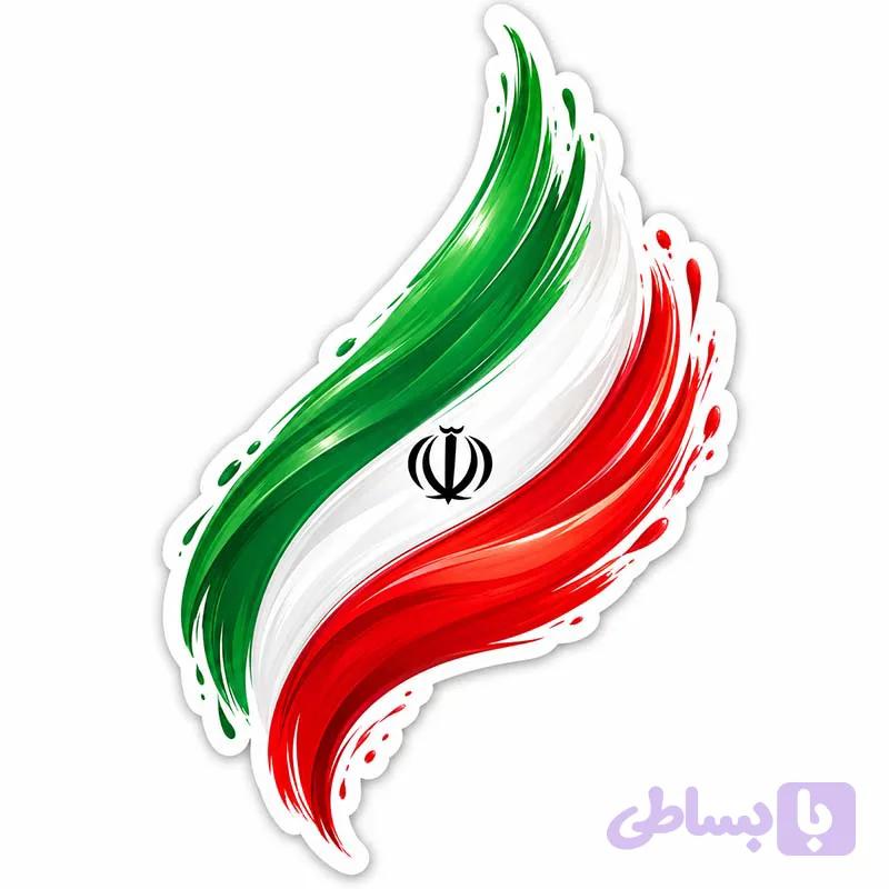 برچسب پرچم ایران کد sticker-36 — تصویر 1