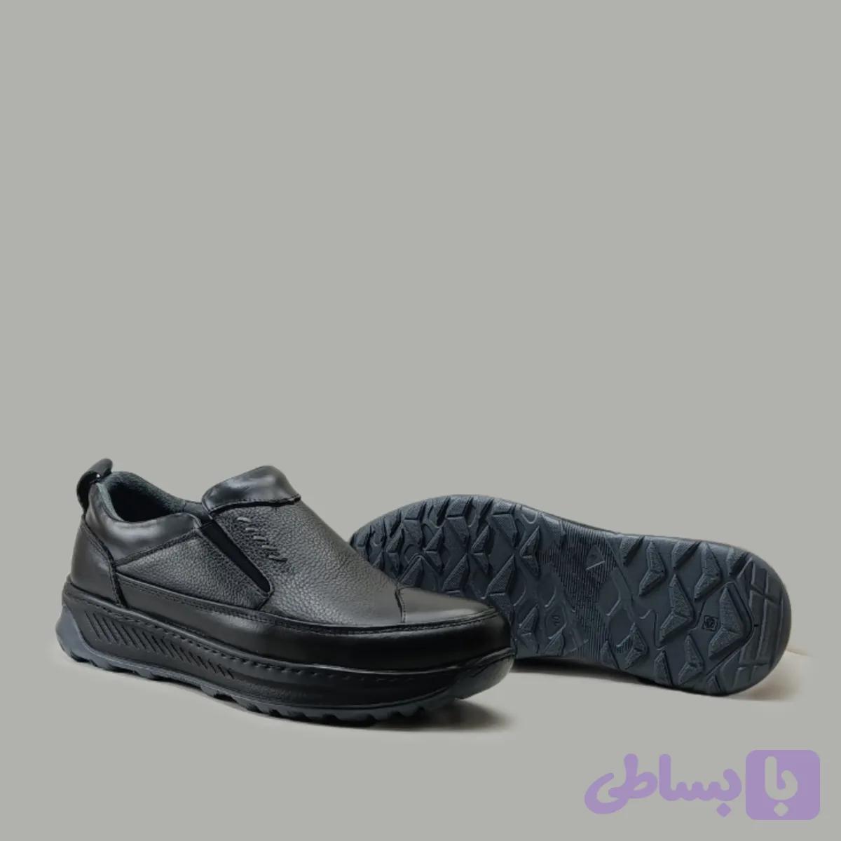 کفش مردانه طبی ارتوپدیک چرم طبیعی si227