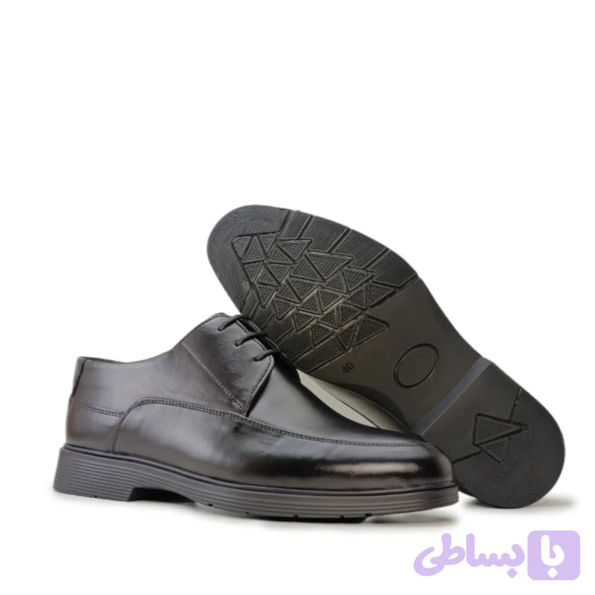 کفش رسمی/اداری مردانه چرم طبیعی کد SI137