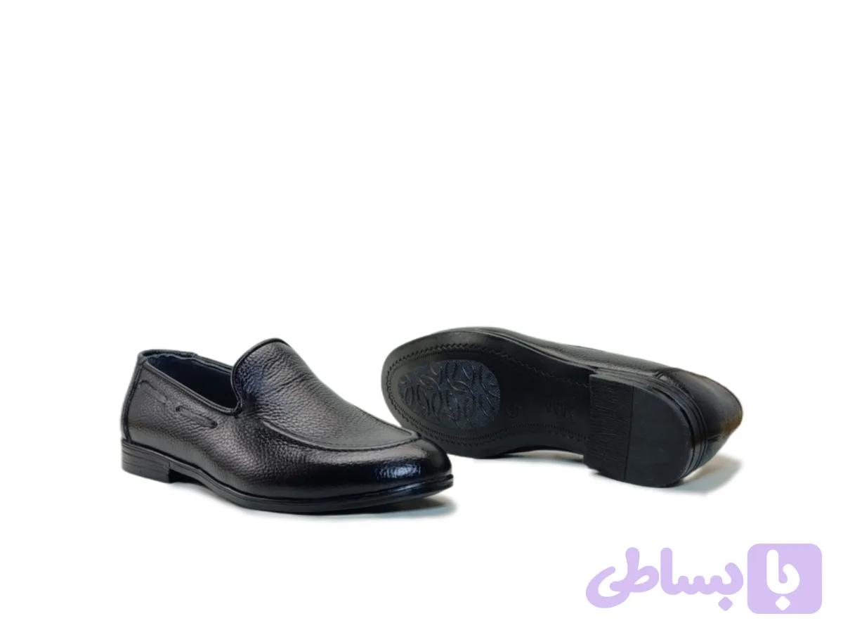 کفش کالج مردانه چرم طبیعی si206