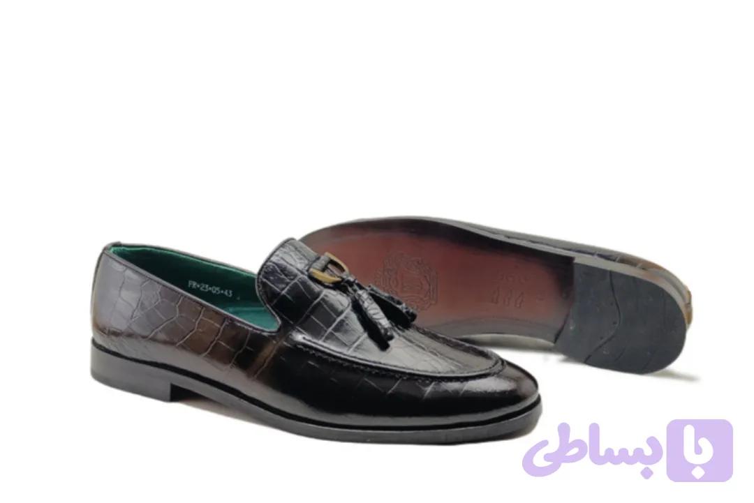 کفش کالج مردانه چرم طبیعی si22