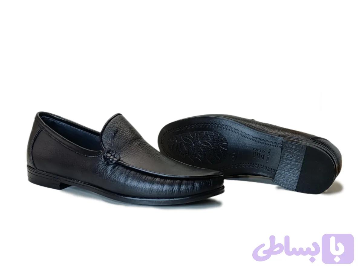 کفش کالج مردانه راحتی دست دوز چرم طبیعیsi718