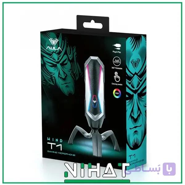میکروفون رومیزی گیمینگ آئولا مدل AULA Wind T1