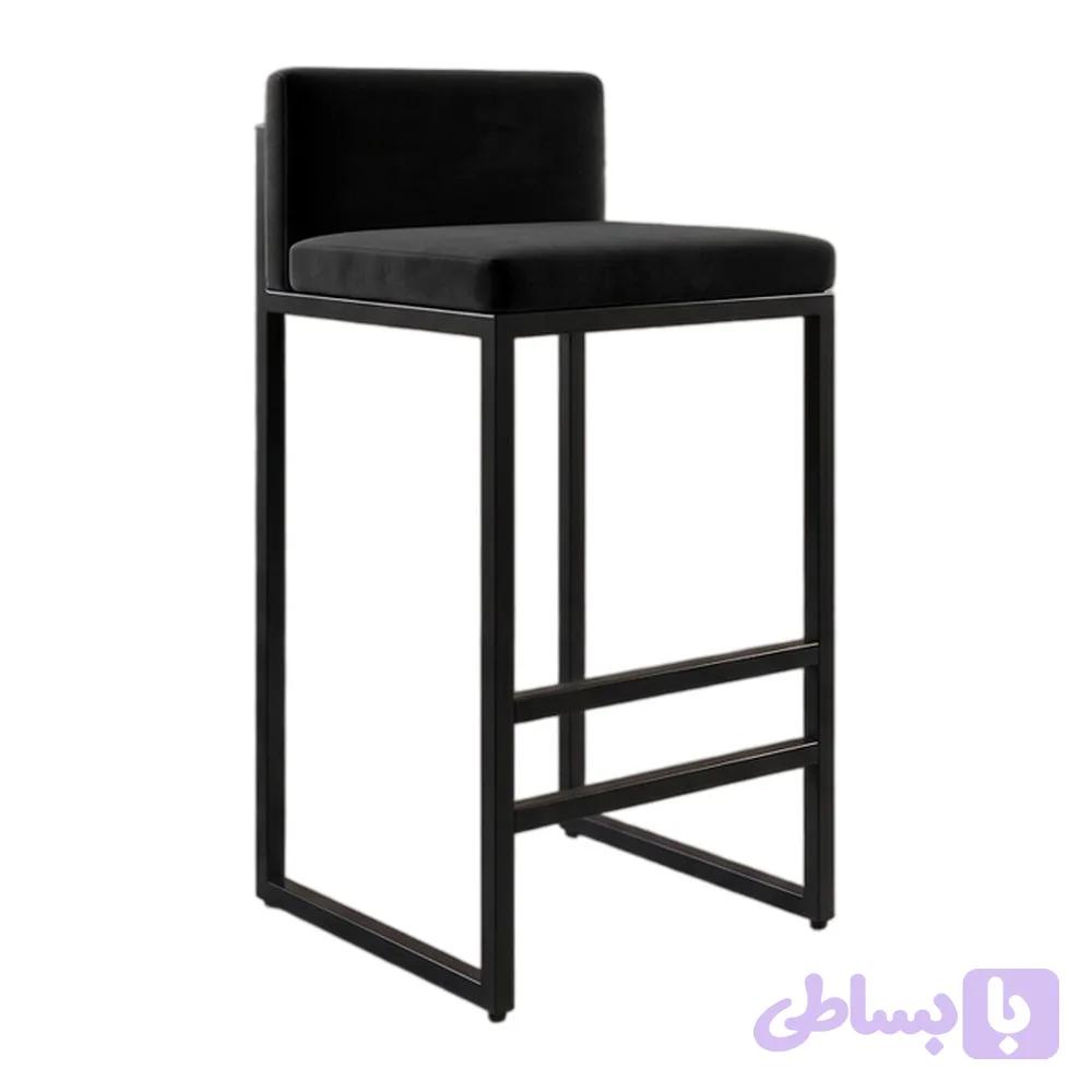 صندلی اپن پشتی‌دار فلزی با روکش پارچه تدی مدل آیدا ۴۸×۴۰×۶۰ سانتی‌متر — تصویر 1