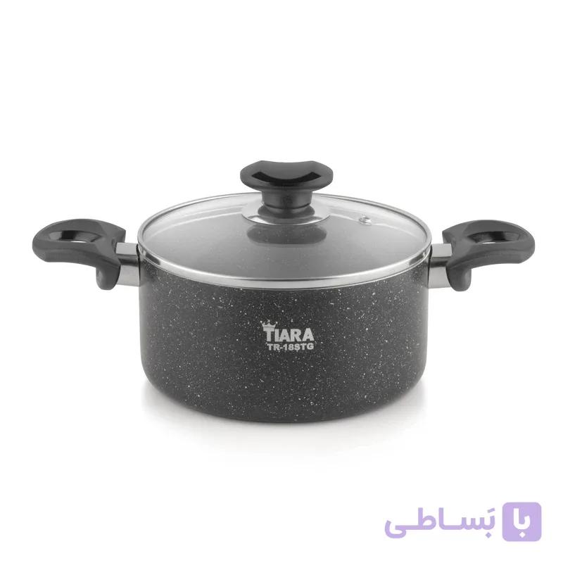 قابلمه‌ تکی گرانیتی سایز ۱8 مدل Melina تیارا
