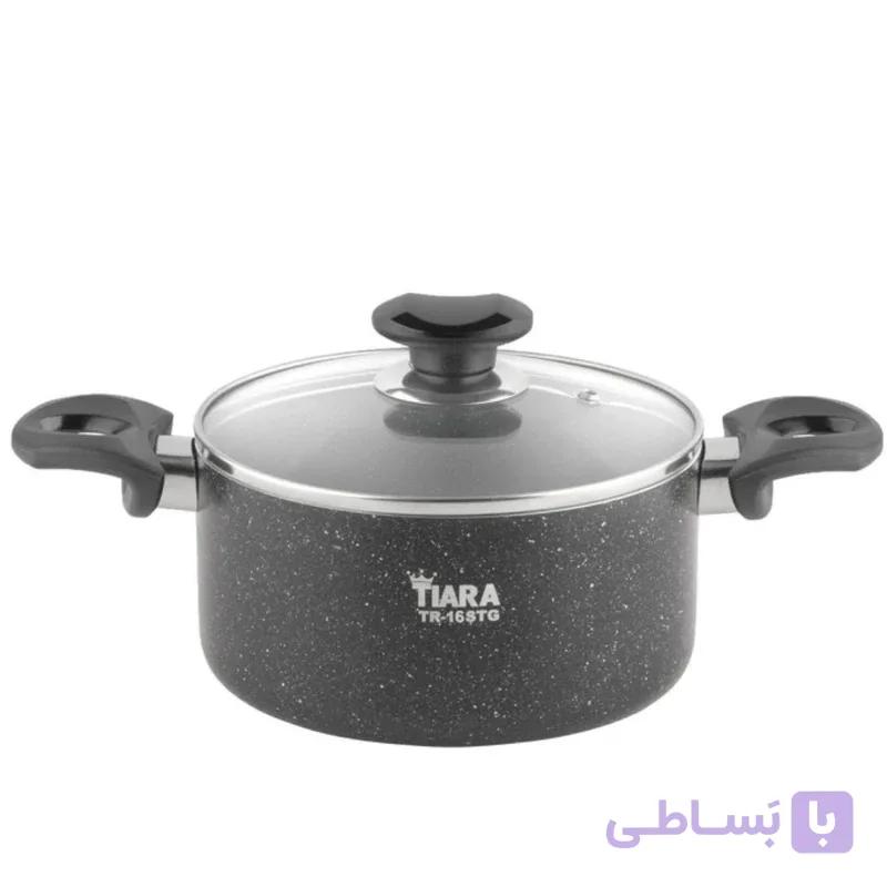 قابلمه‌ تکی گرانیتی سایز ۱6 مدل Melina تیارا