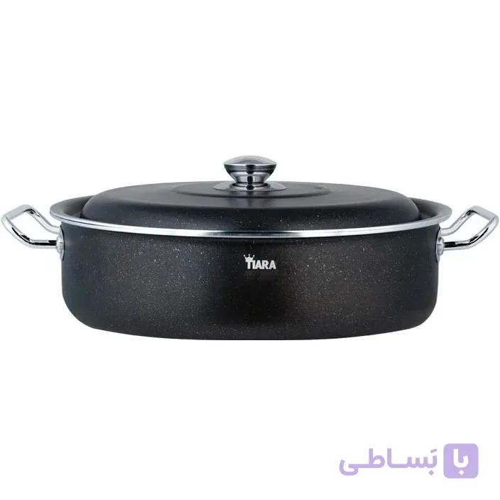 تابه سایز 48 دو دسته درب فلزی برند تیارا
