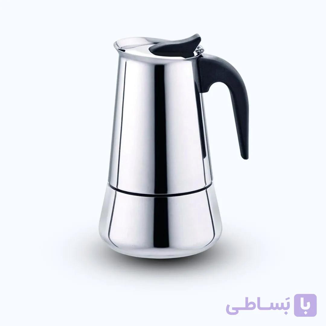 قهوه جوش موکا ۴ کاپ استیل کد ۴۰۶