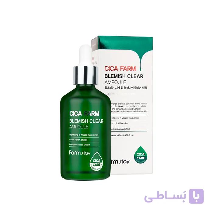 آمپول ضدجوش و ترمیم کننده سیکا فارم استی | FarmStay Cica Farm Blemish Clear Ampoule