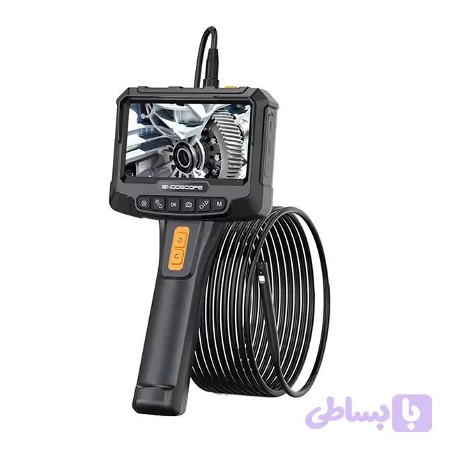 دوربین شلنگی مانیتوردار G10 Pro، ویدئو بروسکوپ دو لنز ۱۰ متری با سر چرخشی ۳۶۰ درجه