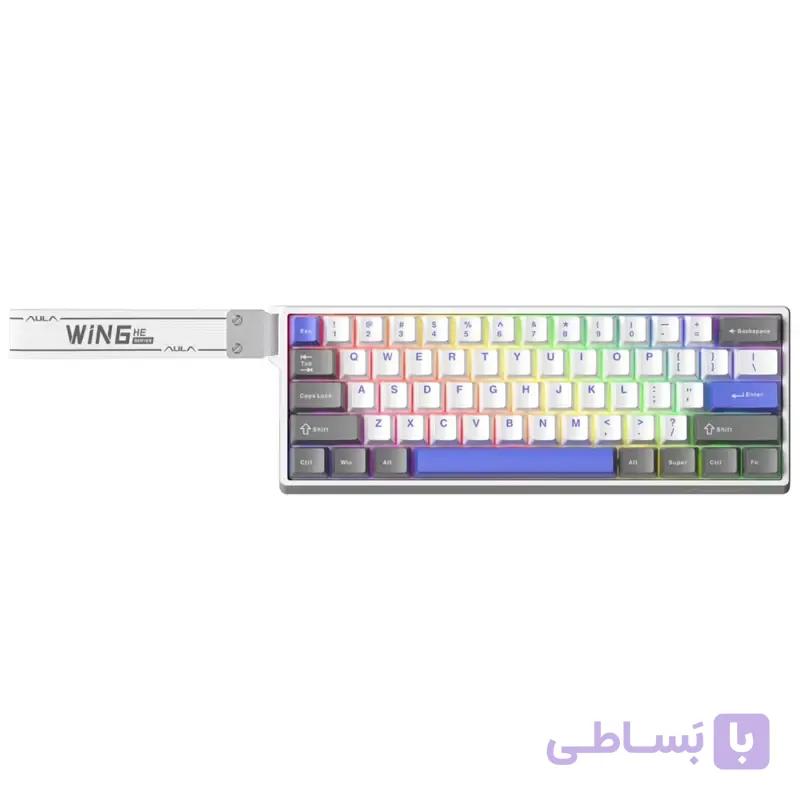کیبورد گیمینگ AULA WIN60 HE MAX مکانیکال سوئیچ مگنتی 60% — تصویر 1