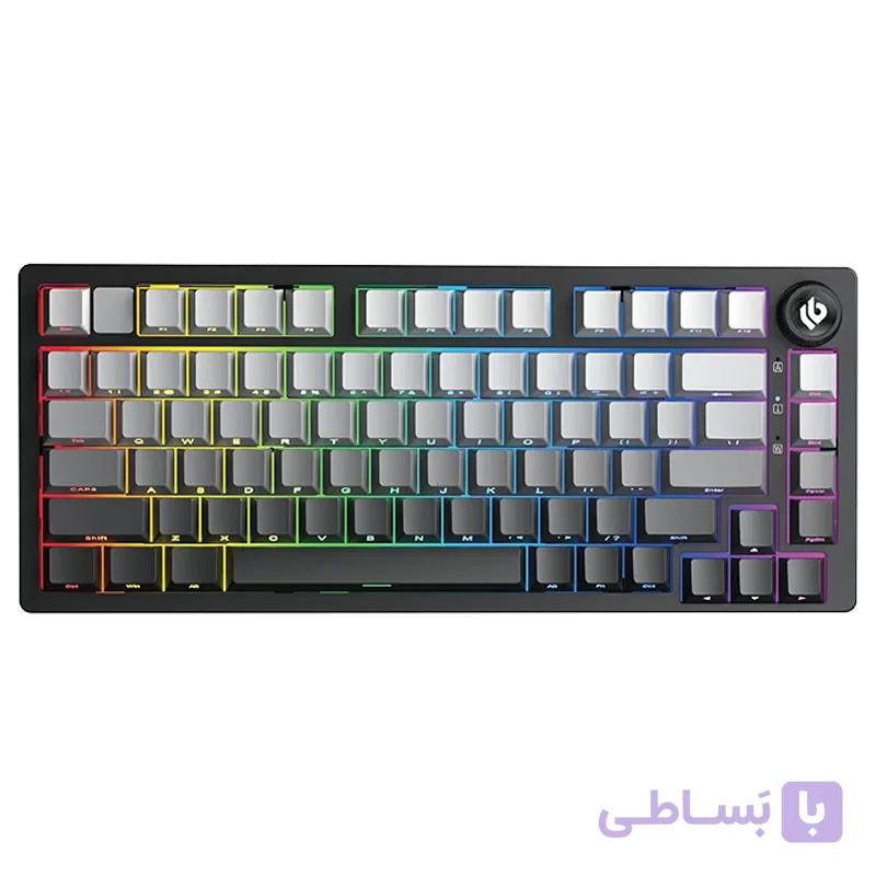 کیبورد گیمینگ LEOBOG x AULA Hi75C PRO مکانیکال 75% اتصال 3 حالته — تصویر 1